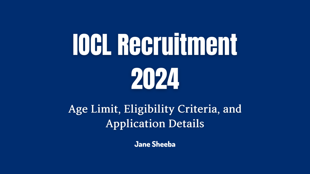 IOCL Recruitment 2024