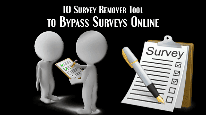 online survey remover sites